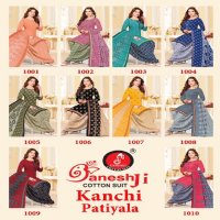 Ganeshji Kanchi Patiyala Vol-1 Wholesale Cotton Printed Dress Material
