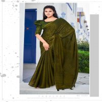SIDDHARTH SILK MILLS SABLE BLACK VOL 1 PARTY WEAR SAREES WITH HEAVY BLOUSE