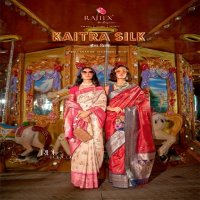 Rajtex Kaitra Silk Wholesale Handloom Weaving Ethnic Sarees