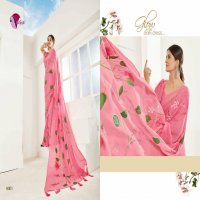 HT Venice Flora Wholesale Georgette With Brush Print Ethnic Sarees