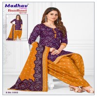 Madhav Bandhani Special Vol-1 Wholesale Cotton Printed Dress Material