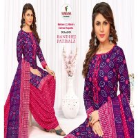 Vandana Bandhej Patiyala Vol-6 Wholesale Pure Cotton Dress Material