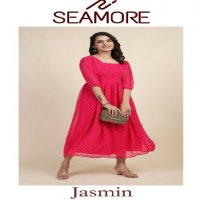 Seamore Jasmin Wholesale Forck Style Kurtis Combo