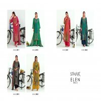 Glossy Simar Elen Vol-3 Wholesale Pure Pashmina Pakistani Style Embroidery Work Winter Suits