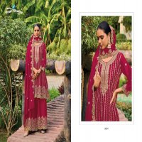 Your Choice Korra Wholesale Heavy Chinon Readymade Free Size Suits