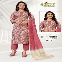 Hariyaali Silk Route Vol-3 Wholesale Readymade 3 Piece Suits Combo