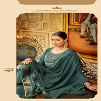Alok Gharana Wholesale Premium Dola Jacquard Hand Work Salwar Suits