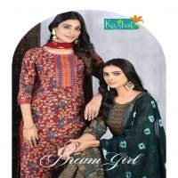 Kushals Dream Girl Wholesale Readymade 3 Piece Cotton Suits
