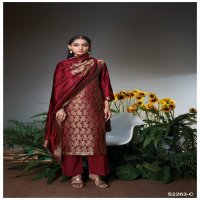 Ganga Nilusha S2263 Wholesale Premium Viscose Woven Winter Suits