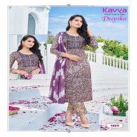 Kavya Deepika Vol-9 Wholesale Ready Made 3 Piece Dresses