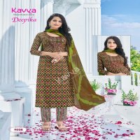 Kavya Deepika Vol-9 Wholesale Ready Made 3 Piece Dresses