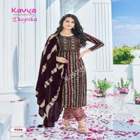 Kavya Deepika Vol-9 Wholesale Ready Made 3 Piece Dresses