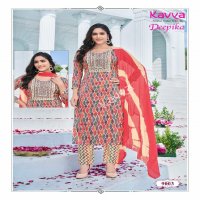 Kavya Deepika Vol-9 Wholesale Ready Made 3 Piece Dresses