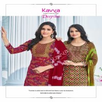 Kavya Deepika Vol-9 Wholesale Ready Made 3 Piece Dresses