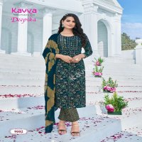 Kavya Deepika Vol-9 Wholesale Ready Made 3 Piece Dresses