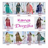 Kavya Deepika Vol-9 Wholesale Ready Made 3 Piece Dresses