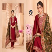 Fourdots Loren Wholesale Pure Simar Silk With Work Dress Material
