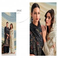 Glossy Simar Suravi Vol-5 Wholesale Pure VIscose Muslin Embroidery Work Salwar Suits