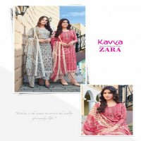 Kavya Zara Vol-14 Wholesale Readymade Pure Cambric Cotton Top With Pants And Dupatta