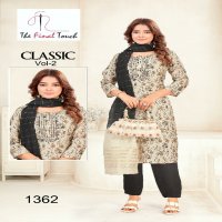 The Final Touch Classic Vol-2 Wholesale VIscose Modal Print Kurti With Pant And Dupatta