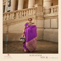 RAJTEX KHADDI SILK 348001-348008 HANDLOOM WEAVING SAREES ONLINE TRADER