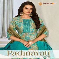 Suryajyoti Padmavati Vol-2 Wholesale Nyra Cut Kurti With Pant And Dupatta