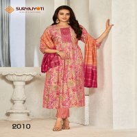 Suryajyoti Padmavati Vol-2 Wholesale Nyra Cut Kurti With Pant And Dupatta