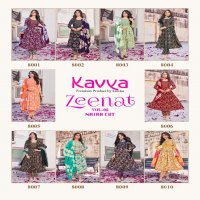 KAVYA ZEENAT VOL 8 READYMADE NAYRA CUT STYLE ELEGANT SALWAR KAMEEZ CATALOG