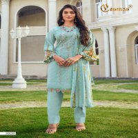Cosmos Noor Embroidered Vol-3 Wholesale Self Work Dress Material