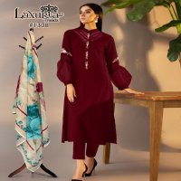 Laxuria D.no 1308 Wholesale Tunics And Cigarette Pant And Dupatta