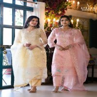 Afsana Somya Gold Wholesale Readymade Pakistani Concept Suits Combo