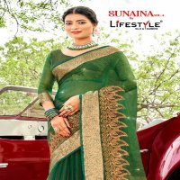 Lifestyle Sunaina Vol-4 Wholesale Nylon Organza Ethnic Sarees