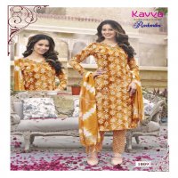 Kavya Rashmika Vol-1 Wholesale Straight V Neck Kurtis With Pant And Dupatta