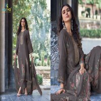 Karva Zaira Wholesale Pure Maslin Digital With Embroidery Dress Material
