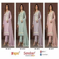 Fepic Sanober SR-3011 Wholesale Readymade Pakistani Suits