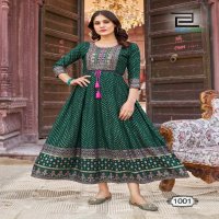 BLUE HILLS GLAMOURS READYMADE ANARKALI STYLE LONG GOWN IN BIG SIZES