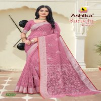 Ashika Suruchi Vol-14 Wholesale Cotton Saree With Resham Work Ethnic Sarees