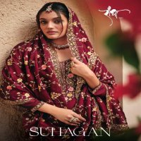 Radha Suhagan Wholesale Georgette With Embroidery Festive Salwar Suits