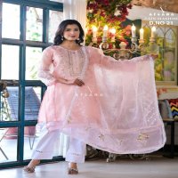 Afsana Zain Hashmi D.no 21 Wholesale Pakistani Organza Suits Combo