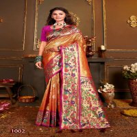 Saroj Kshimmer Silk Vol-1 Wholesale Heavy Sattin TIssue Silk Sarees