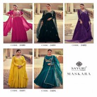 Sayuri Maskara Wholesale Designer Free Size Stitched Gowns Catalog