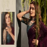 ANMOL CREATION EXOTIQUE VOL 4 9101-9116 SERIES DESIGNER EMBROIDERED PARTY WEAR FANTASTIC SAREE
