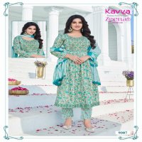 ZEENAT VOL 9 BY KAVYA FESTIVE WEAR READYMADE NAYRA CUT 3PCS SET CATALOG