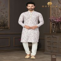 Outluk Wedding Lucknowi Vol-7 Wholesale Mens Kurta With Pajama