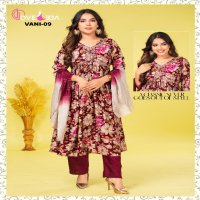 Dveeja Vani Series Wholesale Alia Cut Concept 3 Piece Salwar Suits Combo