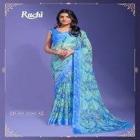 CHERRY VOL 35 BY RUCHI FANCY CHIFFON SAREE WITH SATIN BORDER COLLECTION