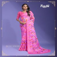 CHERRY VOL 35 BY RUCHI FANCY CHIFFON SAREE WITH SATIN BORDER COLLECTION