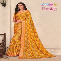 Vipul Frankie Vol-3 Wholesale Vibrant Chiffon Sarees Catalog