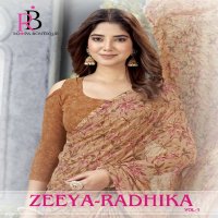 Roopa Boutique Zeeya Radhika Vol-1 Wholesale Weight Less Ethnic Sarees