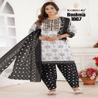 KAMNA4U RESHMA VOL 1 READYMADE COTTON KURTI PANT DUPATTA COMBO SET